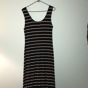 Striped maxi dress